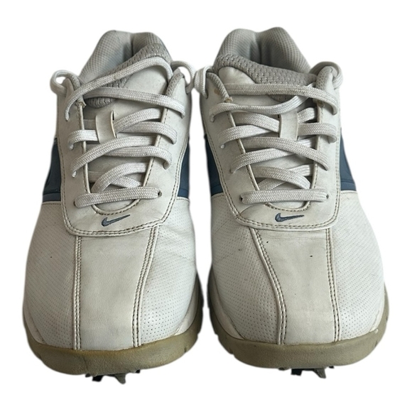 Nike Women’s White Blue Golf Sneakers Sport Performance Size 7.5 - Picture 2 of 5